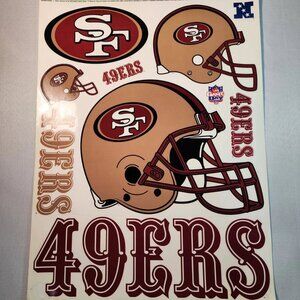 San Fransisco 49ers NFL - Vintage Window Clings 1996 Champion Series